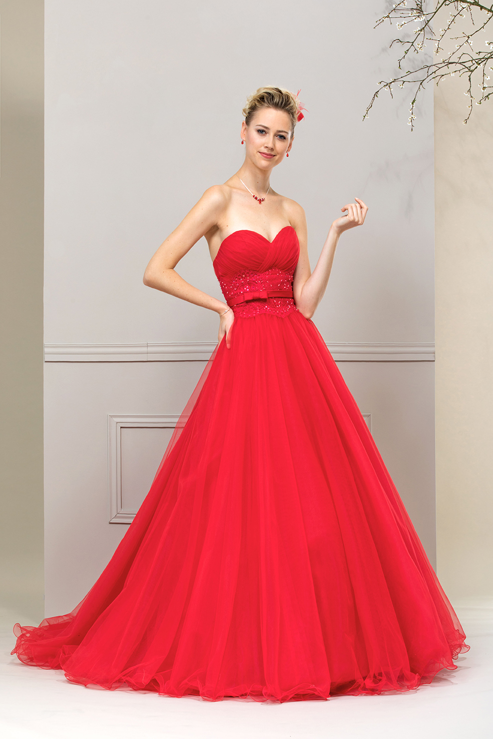 robe de mariée rouge